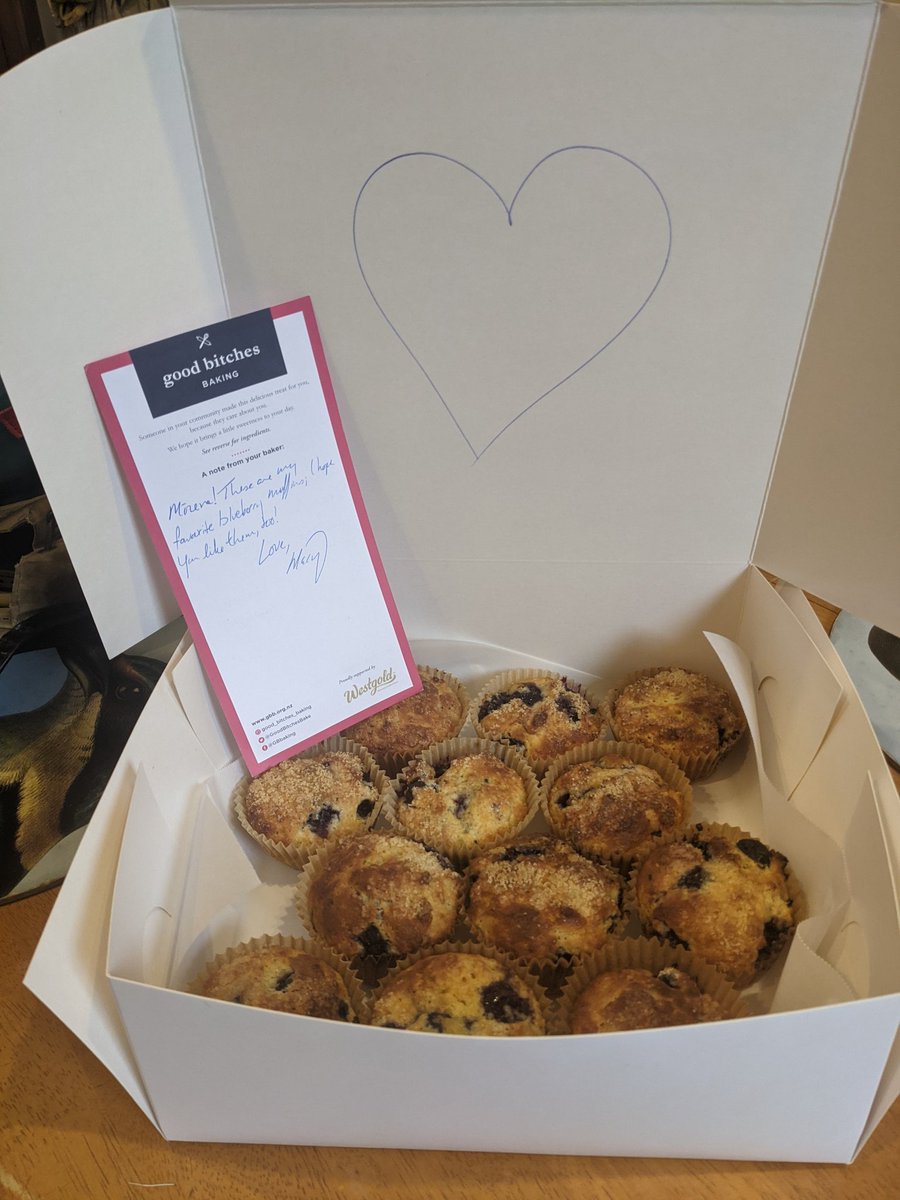 mrlcurry's tweet photo. Two bakes for DCM this week; date and coconut cake on Monday, Blueberry muffins this morning. โบ๏ธ @GoodBitchesBake #bakingitbetter #kindnessmatters https://t.co/AlTYCRUgRR