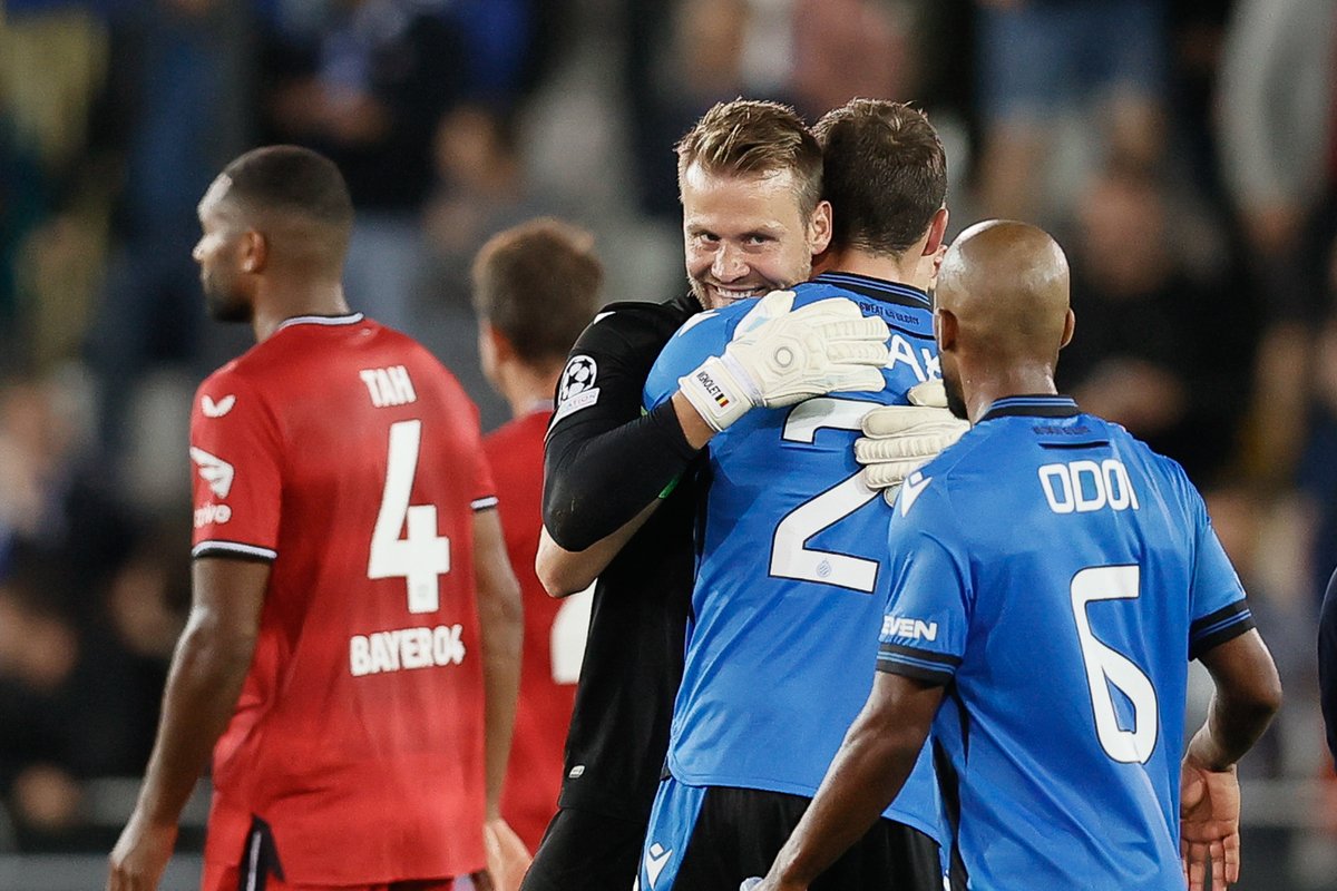 BrunoFahy's tweet photo. Le @ClubBrugge ne rate pas son début de campagne de @ChampionsLeague . Victoire 1-0 contre @bayer04fussball . @BelgaImage #clulev #championsleague #fcbruges https://t.co/IC9PYeH575