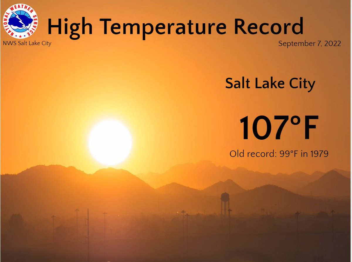 An update - At 3:30 pm 107 degrees has been reached. #UTwx