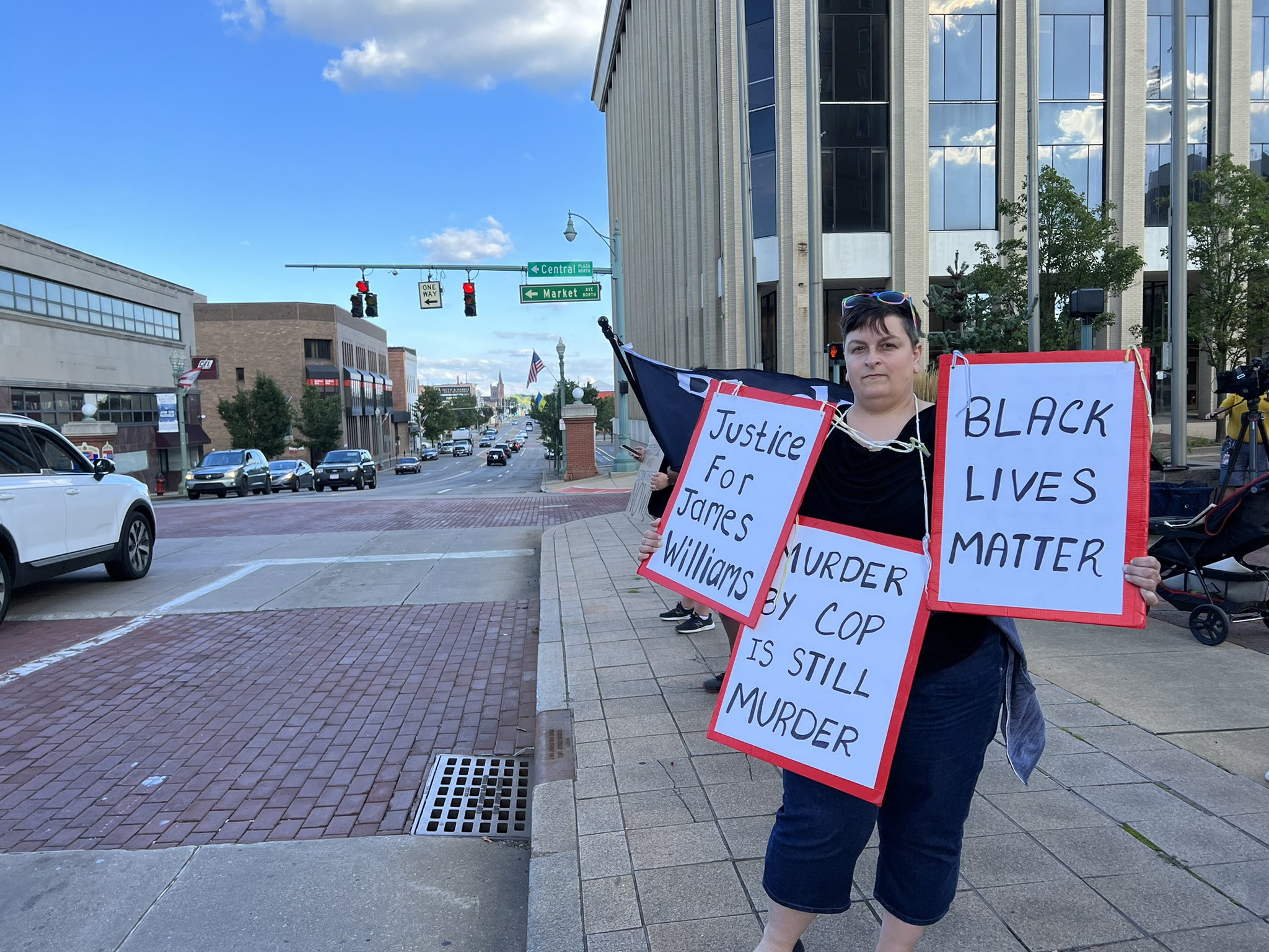 Neil Fischer on Twitter "Protesters have arrived in Canton after the
