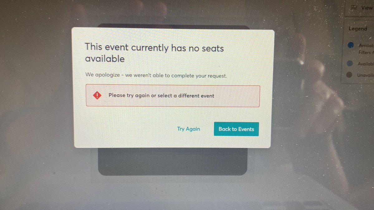 lhamr's tweet photo. @tiff_help Still not able to exchange for any available tickets. https://t.co/u2IzhUM9el