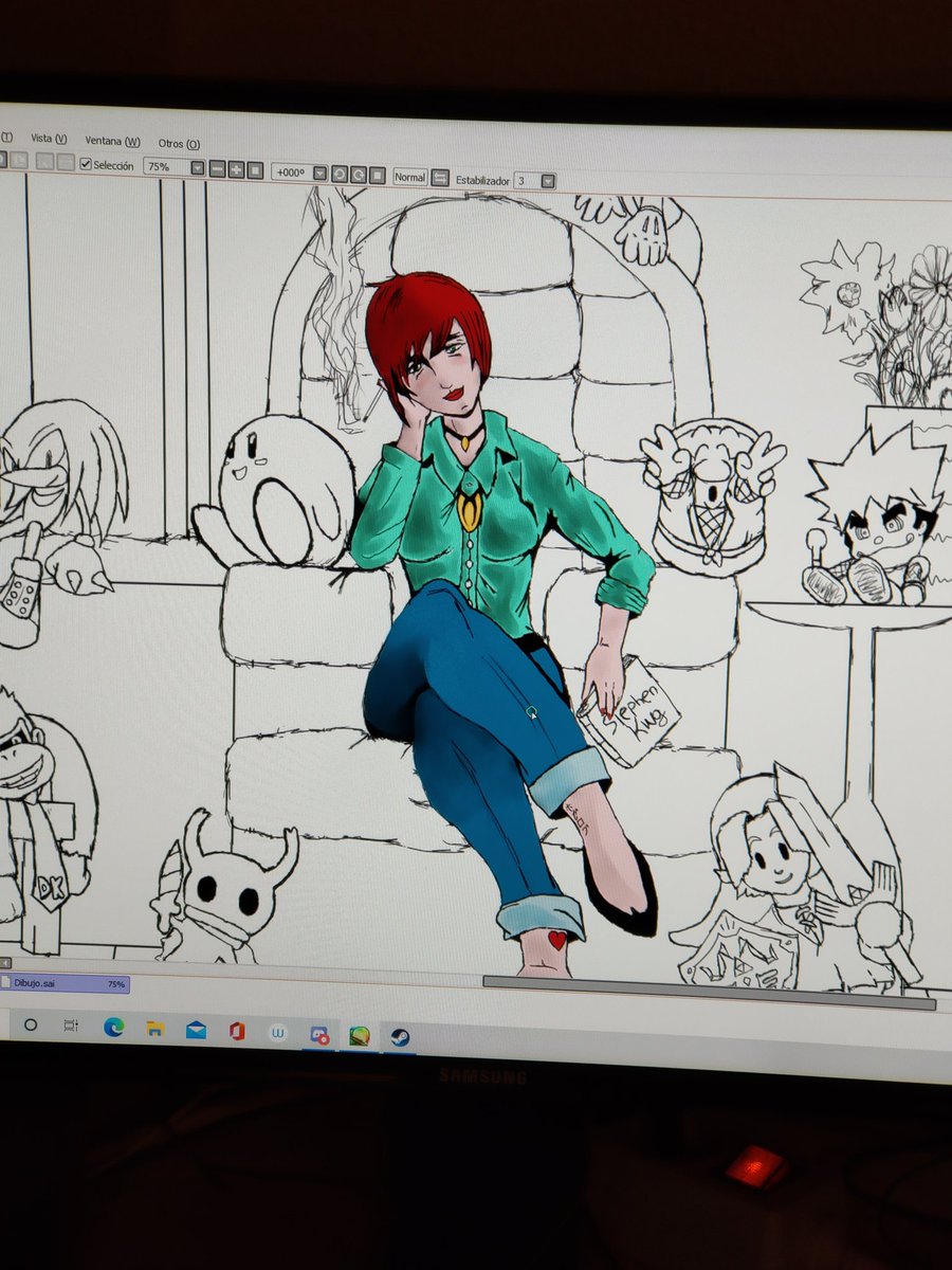 JPabloroTTi's tweet photo. Hola muy buenas a tod@s, aqui os traigo una de mis primerisimas ilustraciones, el trazo bastante pocho puesto que fue con mi primera tableta, y no estaba acostumbrado a dibujar mirando hacia el monitor en vez de mirar hacia el folio, muchísimas gracias al quien le de amor.☺️ https://t.co/4yMF2s1B8i