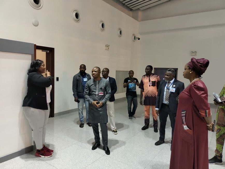 The Permanent Secretary, Ministry of Foreign Affairs, Ambassador Gabriel Aduda inspected the Ministry’s Protocol Lounge at the new Terminal of the Murtala Muhammed International Airport in Lagos, today, 7th September, 2022.