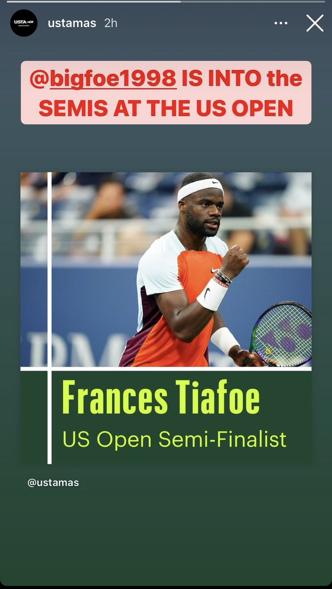 Let’s go @FTiafoe #tennis #tennisnft #dmvtennis