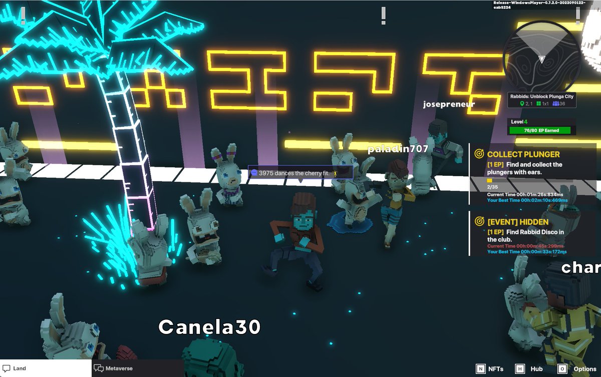 SenthilBudi's tweet photo. @TheSandboxGame @RabbidsOfficial I just participated in the #SandboxAlphaS3Giveaway for a chance to win 500 SAND! Found the Disco Rabbid, check out my screenshot below!
👇 https://t.co/yKRDZog1VQ
