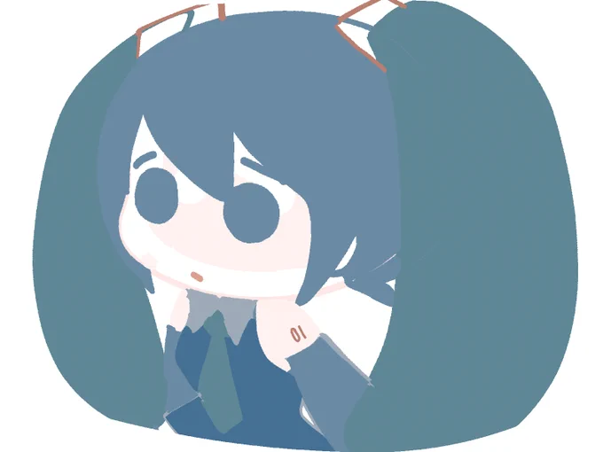 ピアプロ運営です。本日は「デフォルメ」作品をご紹介!はとむぎんがさんのまんまるミクさん!まんまるなデザインと色合いが素敵ですね!表情もかわいいです!(*'艸`*)【】 #piapro #初音ミク 