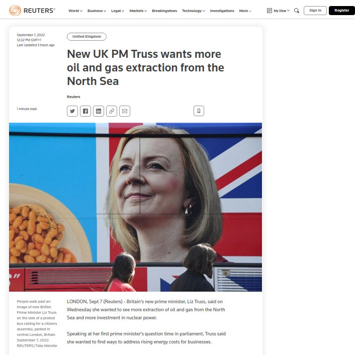 DecideGOVUK's tweet photo. New UK PM wants more oil and gas extraction, but she knows it's more important that people decide together how we tackle the climate and energy crisis. That's why she's announced a Citizens' Assembly on Climate and Costs to Let Britain Decide.
#BelieveTheBus #LetBritainDecide https://t.co/yvCKN2itde