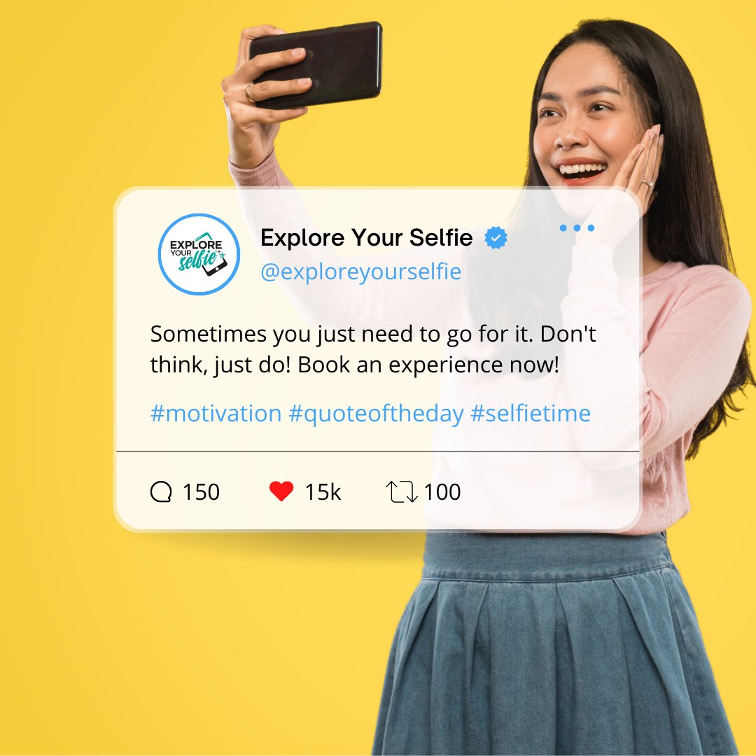 Sometimes you just need to go for it. Don't think, just do! Book an experience now!😉📸 
💻exploreyourselfie.com #gsu23 #gsu24 #hailsouthern #southernnotstate #exploreyourselfie #statesboroga #dtstatesboro