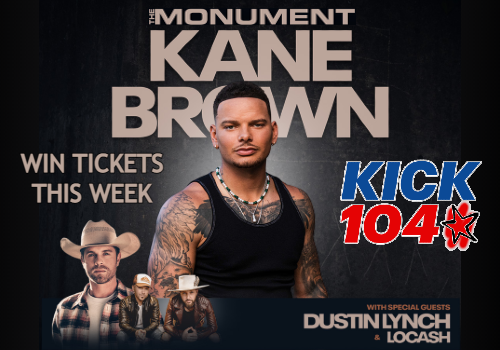 KICK104's tweet photo. Pre-sale tickets to Kane Brown at @TheMonumentRC go on sale tomorrow at noon right here https://t.co/H6D1EIm7a9! Be sure to listen to KICK 104 for the password to unlock early access to the tickets! Also, keep KICK 104 tuned in for more chances to WIN TICKETS this week! https://t.co/4uB95Lk6la