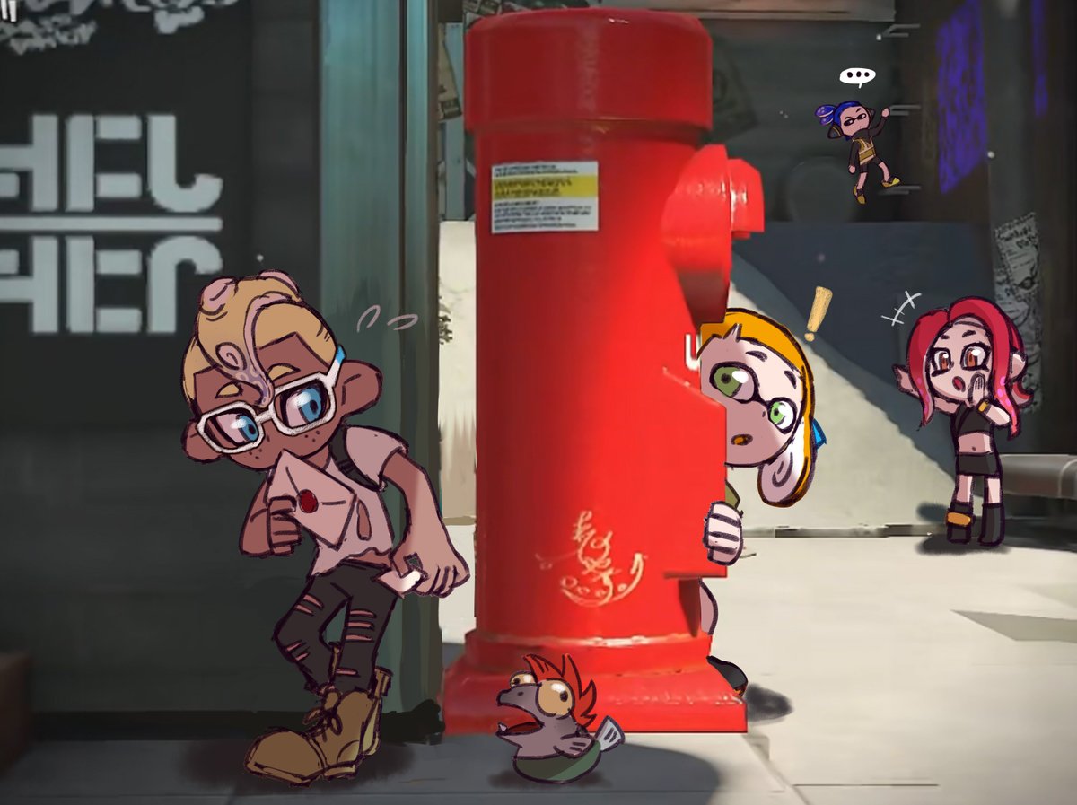 #splatoon  A letter for you~