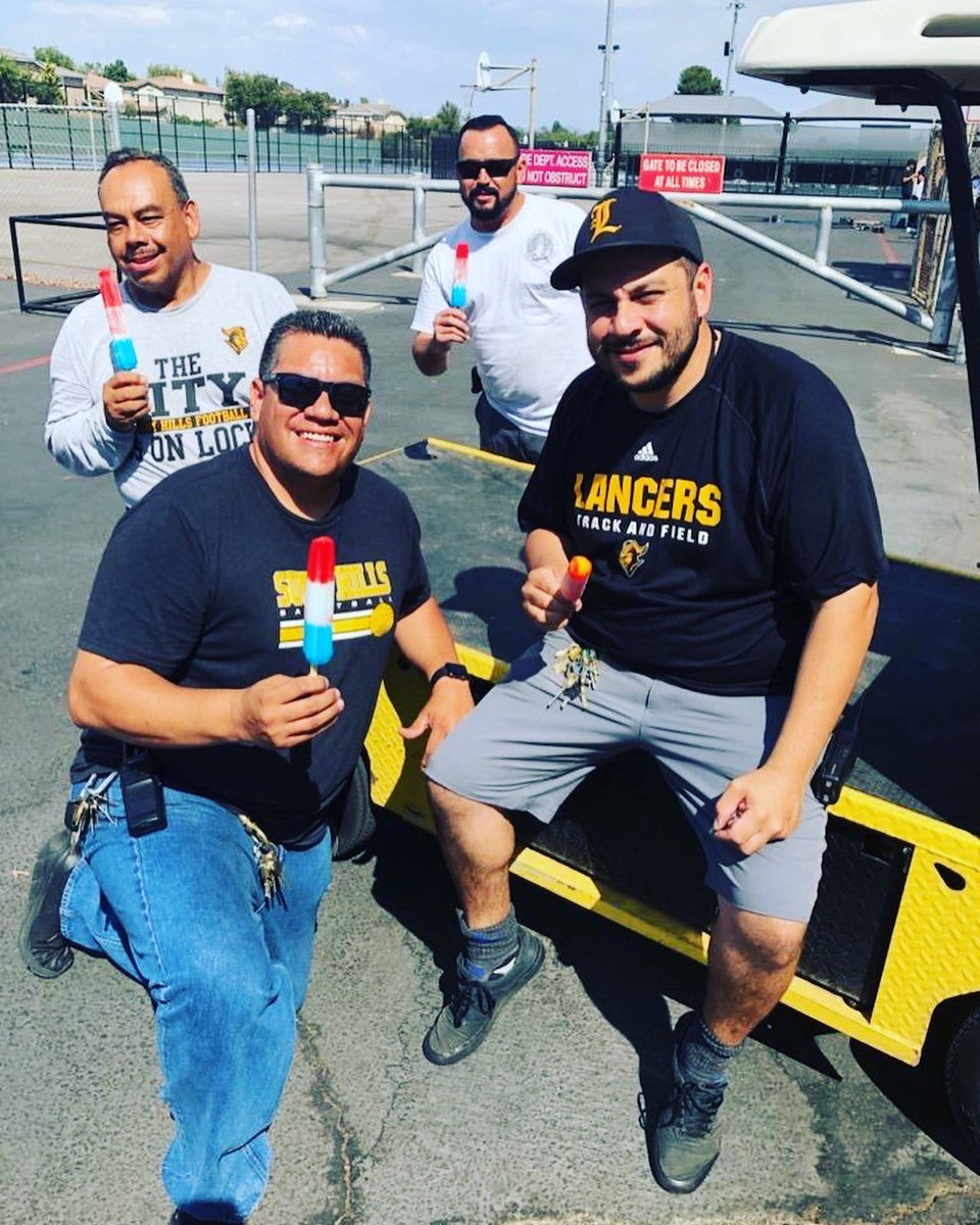 A big thank you to our M&amp;O grounds crew and custodial staff. We hoped the ice cream helped during this heat wave! #fjuhsdfamily #togetherwearefjuhsd