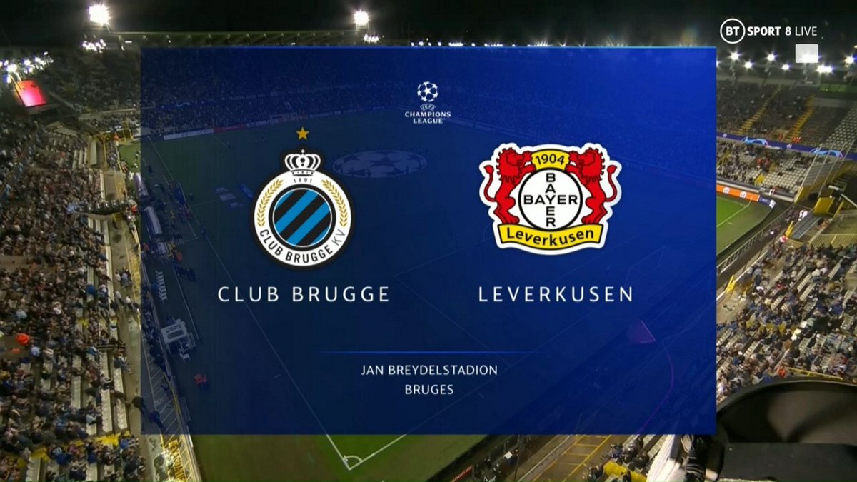 Full match: Club Brugge vs Bayer Leverkusen