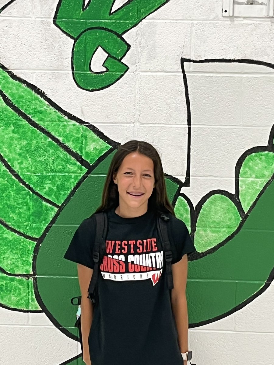 jayelliott40's tweet photo. @Westgate66 hosted our first Gators of the month assembly today. Big thank you to Westside Cross Country Team, Coach Gosnell and  @WestsideTrakGuy for allowing runners to come over to talk to students.  Their passion for running and support of teammates was a great message! https://t.co/ZfMvNgzeCb