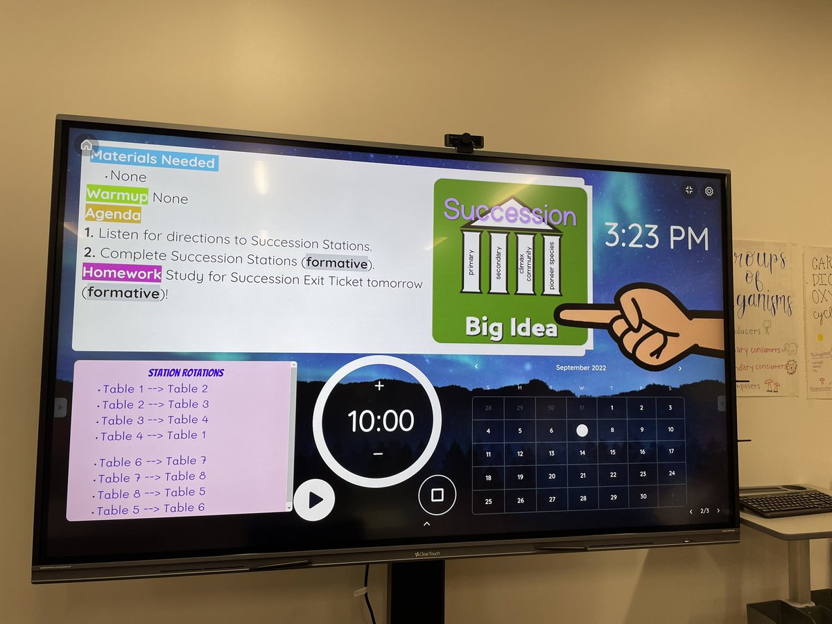 Big Idea 💡 today was Succession as students worked together in groups #KMSCougarPRIDE 🐾🤍❤️ #WICOR #DepthAndComplexity #HumbleISD_ADV #HumbleISD_2ndscience #KMSscience