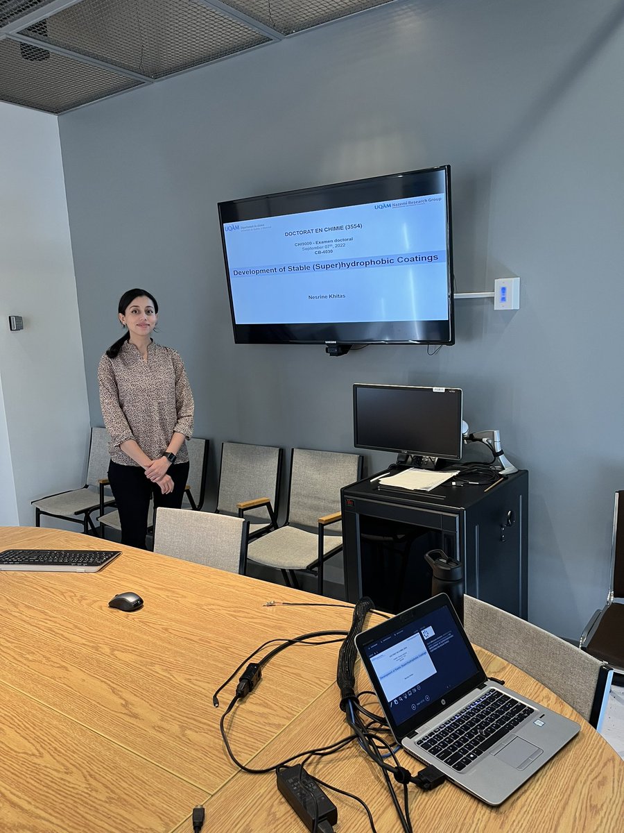 Nazemi Group (@nazemi_ali) on Twitter photo 2nd predoctoral exam in a week for us! Great job Nesrine 👏👏 Very insightful discussions with committee members Profs Azzouz, Dewez, and <a href="/ggoubert/">Guillaume Goubert</a>! Looking forward to continuing collaborations with Edgehog Adv Tech via support from <a href="/MitacsCanada/">Mitacs</a> on this project! <a href="/ChimieUqam/">Chimie_UQAM</a> 2nd predoctoral exam in a week for us! Great job Nesrine 👏👏 Very insightful discussions with committee members Profs Azzouz, Dewez, and <a href="/ggoubert/">Guillaume Goubert</a>! Looking forward to continuing collaborations with Edgehog Adv Tech via support from <a href="/MitacsCanada/">Mitacs</a> on this project! <a href="/ChimieUqam/">Chimie_UQAM</a>