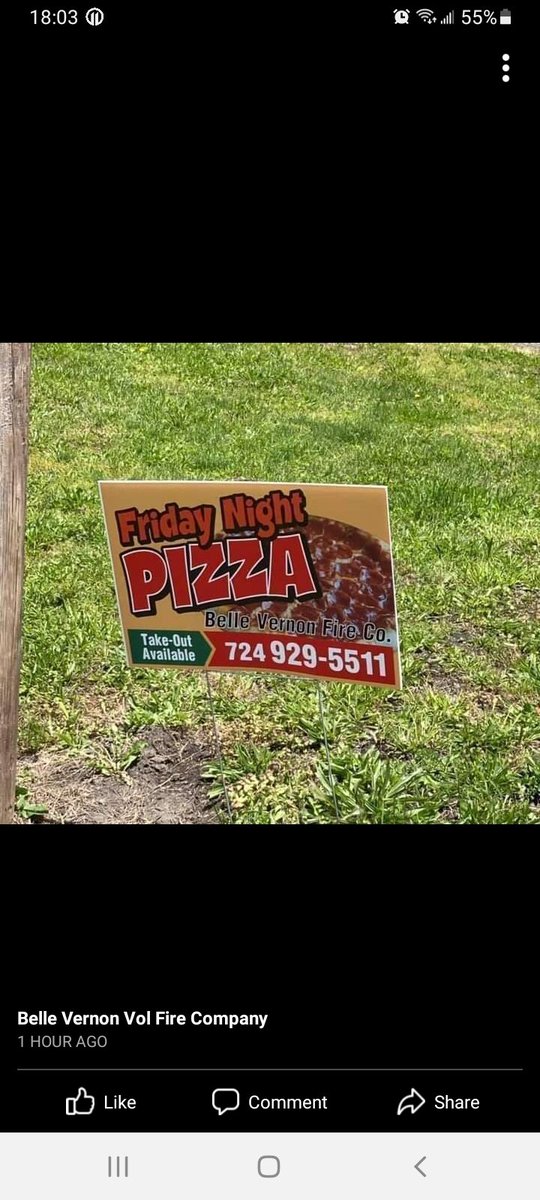 bvfc140's tweet photo. The signs are up in all the normal spots, from Blind Lane to Naomi out to Taco Bell back into town down the hill to Minniti Motorsports, and finally back to our Fire Station 🔥. For Pizza Night, this Friday, September 9th. 4pm to 8pm. Call 724-929-5511 or come into order. . https://t.co/Zyy7whpfoq