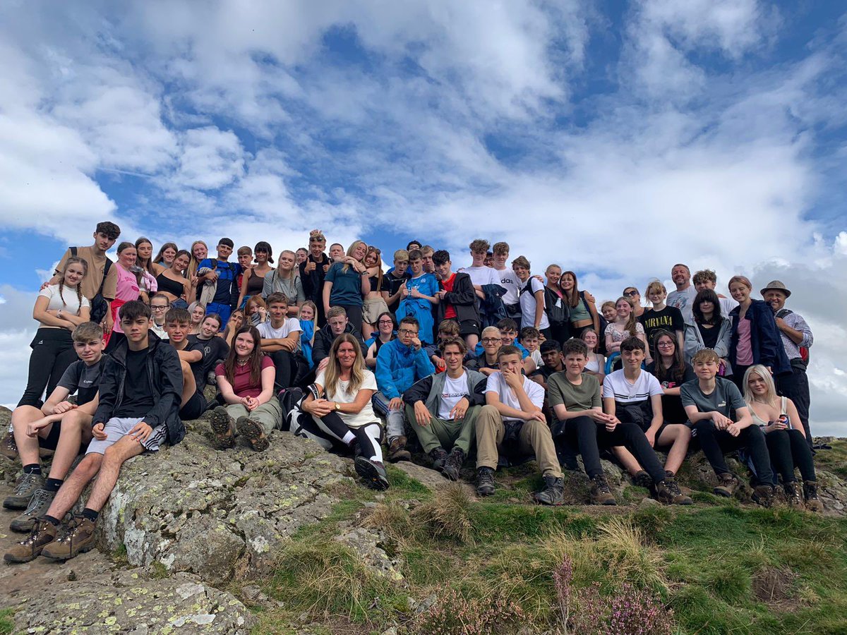 CACHSChaplaincy's tweet photo. Perfect weather yet again for our walk up Walla Crag! “Emmaus Talks” this evening (between the football) getting to know others in the group, ending with night prayer in the beautiful Chapel. https://t.co/uKQpexHCSv