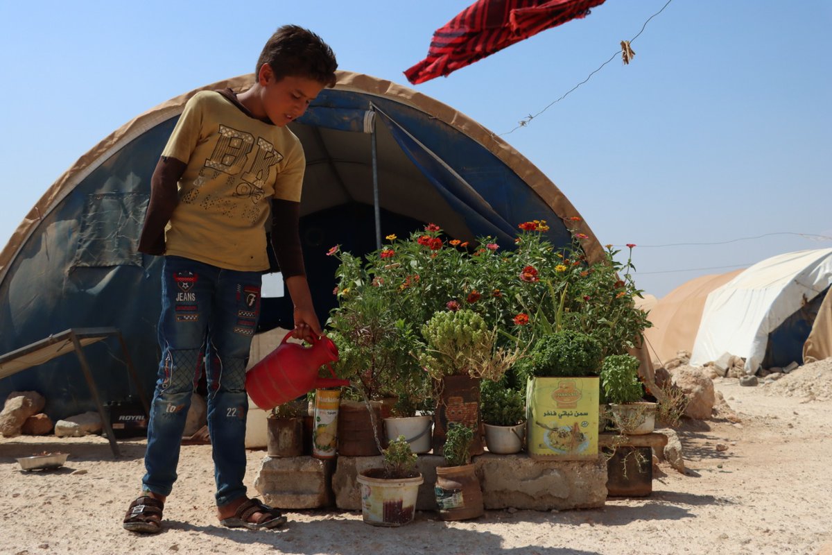 scdaleppo's tweet photo. Ahmad is a displaced child living in a tent with his family in an IDP camp east #Aleppo. He is one of the victims of the remnants of war that remained from the regime and Russian bombings on NW Syria. Ahmad misses school and hopes to become a teacher in the future.
#WhiteHelmets. https://t.co/ol3yqlSkzI