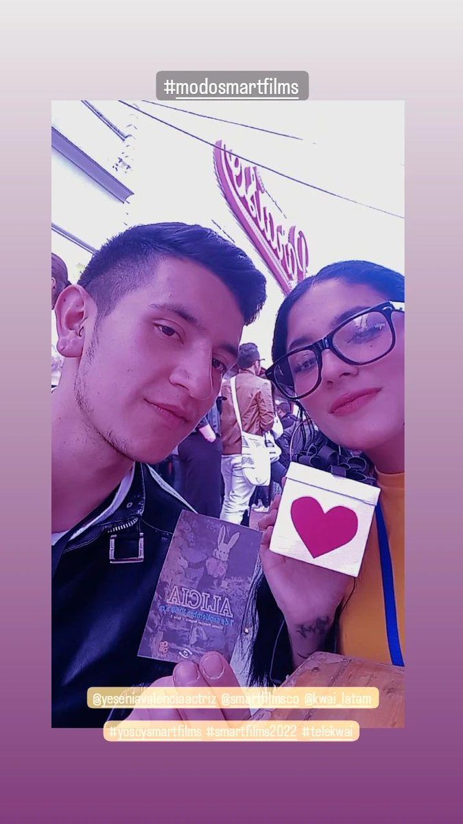 _aliciacorto's tweet photo. Estamos en #modosmartfilms #ALICIA
@YESENIAVALENCIA @smartfilmsco @KwaiLatam
#YoSOYSMARTFILMS
#SMARTFILMS2022
#TeleKwai
#cinemaparaiso #cine https://t.co/ZJozYoU8os
