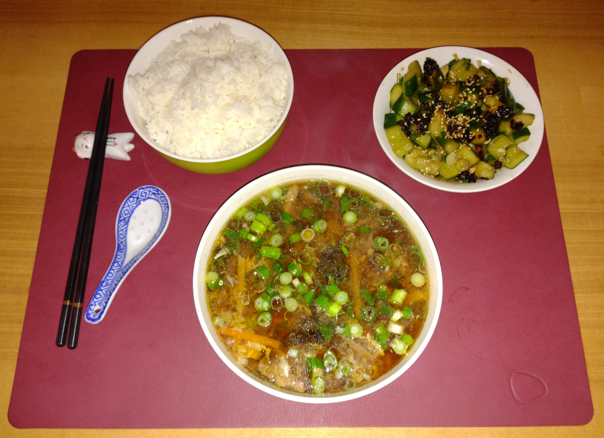 candide on Twitter: &amp;quot;Heute gab&amp;#39;s Suan La Tang (酸辣汤). Chinesische sauer ...