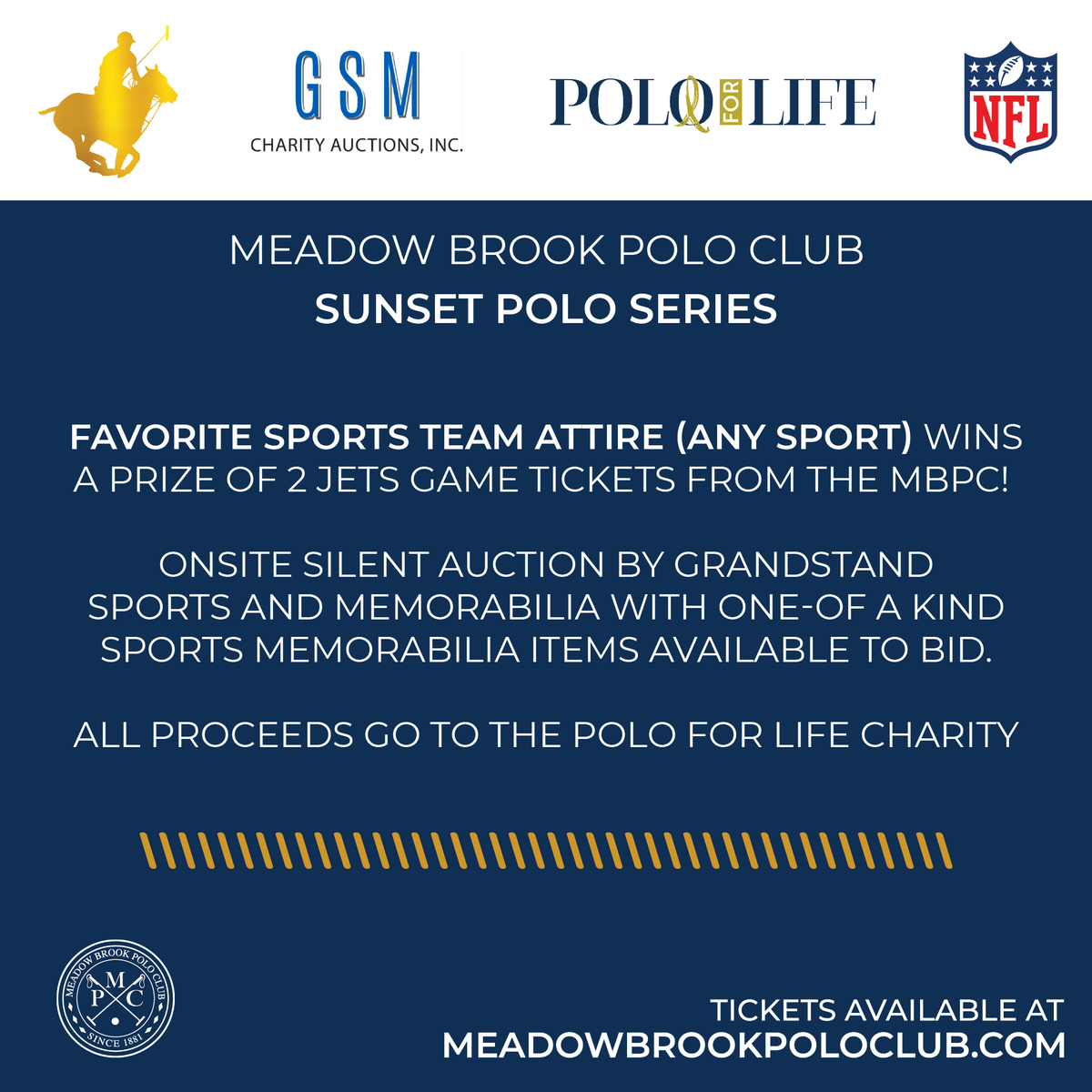 Poloatthepark's tweet photo. 𝗦𝘂𝗽𝗽𝗼𝗿𝘁 𝗮 𝗴𝗿𝗲𝗮𝘁 𝗰𝗮𝘂𝘀𝗲 - 𝗝𝗼𝗶𝗻 𝘂𝘀 𝗳𝗼𝗿 𝗣𝗼𝗹𝗼 𝘁𝗵𝗶𝘀 𝗦𝗮𝘁𝘂𝗿𝗱𝗮𝘆!

FAVORITE SPORTS TEAM ATTIRE wins a prize of 𝟮 𝗝𝗲𝘁𝘀 𝗴𝗮𝗺𝗲 𝘁𝗶𝗰𝗸𝗲𝘁𝘀 𝗳𝗼𝗿 𝗼𝗽𝗲𝗻𝗶𝗻𝗴 𝗴𝗮𝗺𝗲 𝘁𝗵𝗶𝘀 𝗦𝘂𝗻𝗱𝗮𝘆

Tickets Available at https://t.co/IakuWHtR3f https://t.co/QtM1KynukR