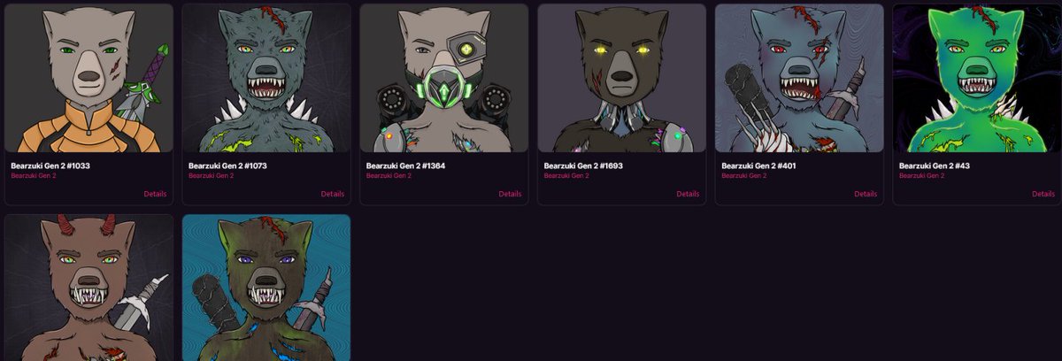 TNXP4's tweet photo. Minted some @BearzukiNFT gen 2's! pretty cool!! Mint is live people!
https://t.co/5xePwlPCzl
#bearzukirevolution https://t.co/r8CpykyRPK