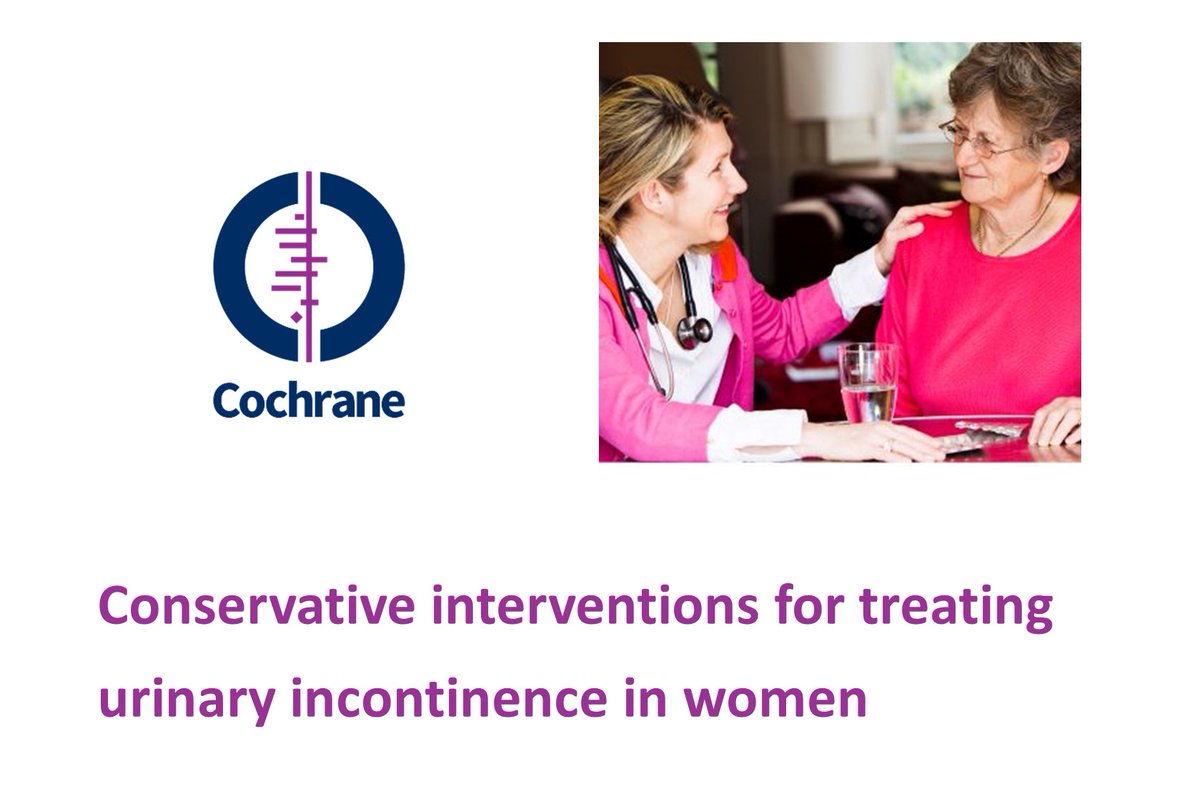 CochraneNursing's tweet photo. 🧓👩🦳👱♀️Can conservative interventions help women with #urinary #incontinence? This overview of 29 Cochrane systematic reviews can be found here 👉🏼https://t.co/rNxEKHWuAU
@CochraneLibrary @CochraneNursing #CochraneHongKong #cuhknursing #PFMT https://t.co/K0PZ4MTeqc
