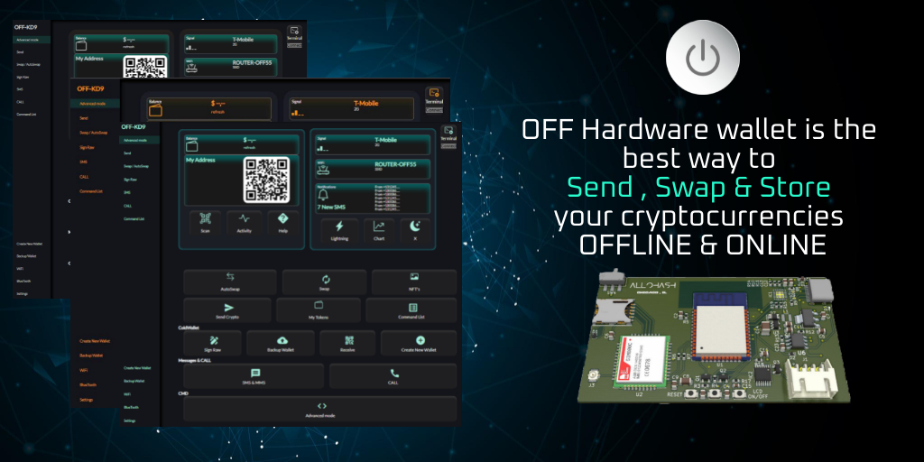 AllohashCom's tweet photo. ⚡️The most advanced #Crypto Hardwallet is coming later this year! ... Stay tuned 👀
@OfflineExchange https://t.co/3CoPIVTNQ5