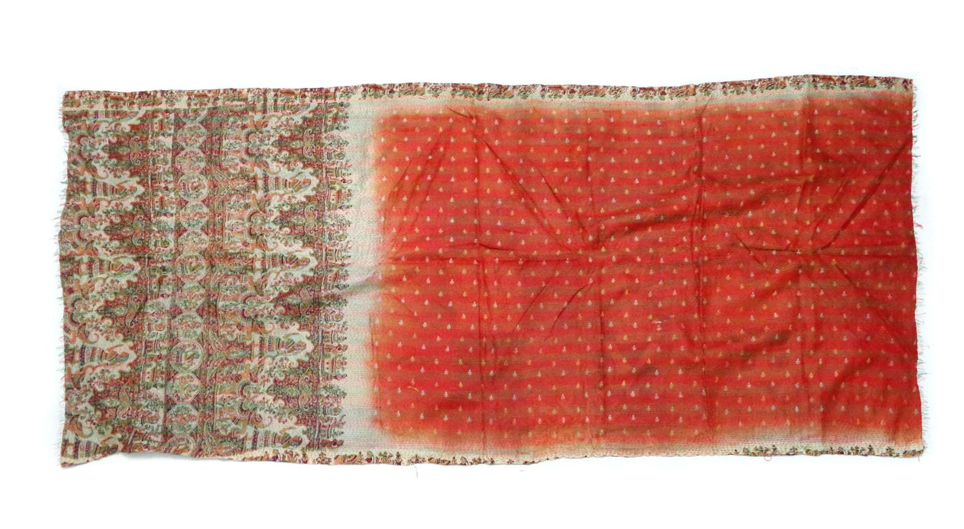 Handmade patchwork long Silk Kantha Scarf Head Wrap Stole Dupatta Collar Neckerchief Scarves KT44