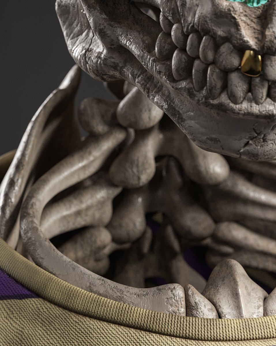 Skelly, starting his preparations early for Halloween 2022 🎃 

Legendary Crypto Bull #7157, last sold for a whopping $110,119🔥

#web3 #fashion #culture #metaverse #ethereum #blockchain #digitial #art #crypto #nft #4k