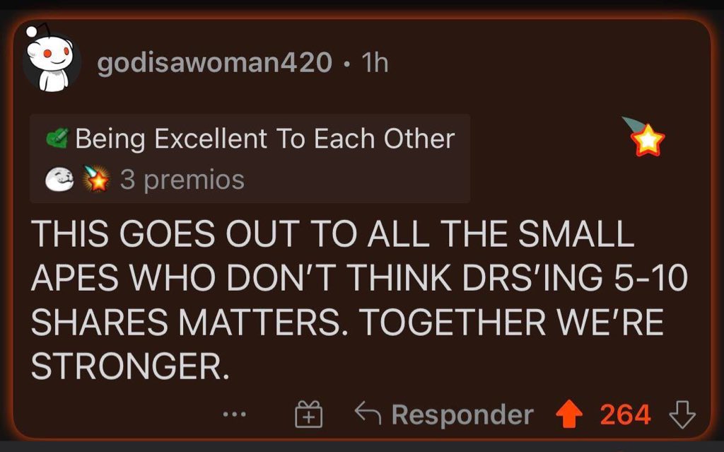 TOGETHER WE’RE STRONGER. #ApesTogetherStrong $GME #GameStop #SuperStonk #wallstreetbets #GMErica #kengriffinlied #citadelscandal #DRS #GamestopNFT $BBBY #APESNEVERSELLING https://t.co/WKWHrzHgXx