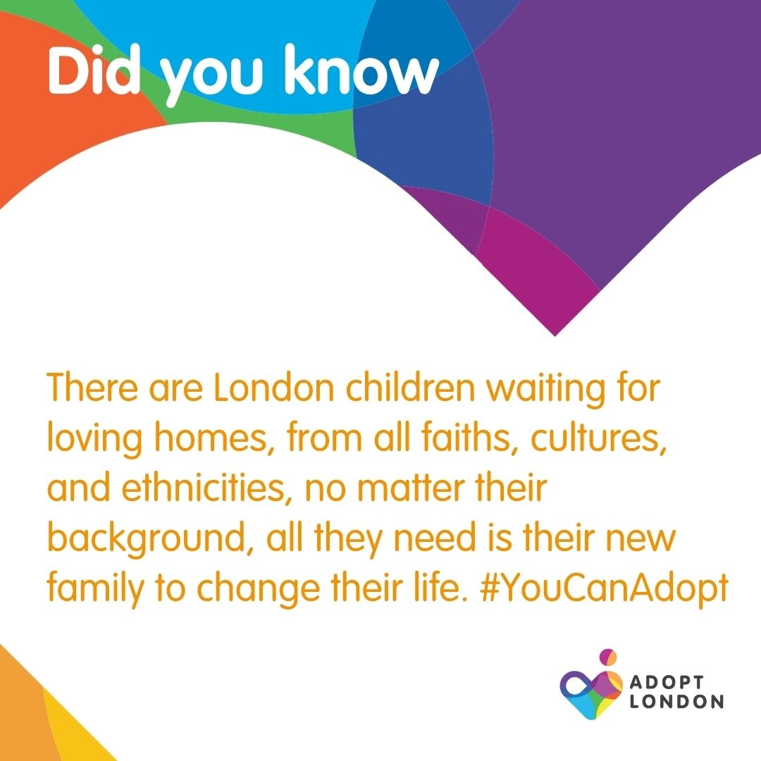 Adopters are in greatest demand for brother and sister groups, older children, children with additional needs, and children from black African and black Caribbean backgrounds. #AdoptLondon