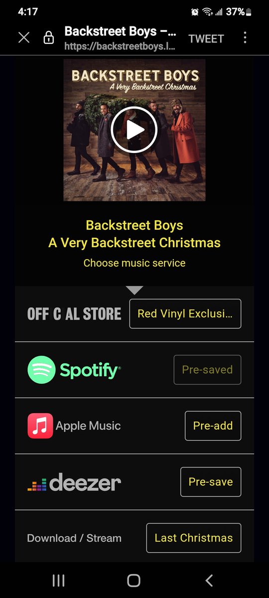 gamblei's tweet photo. Will be adding the LP to my collection this Christmas ! @backstreetboys  ❤️ Backstreet boys were my first concert in Saskatoon and recently my last and loved every minute of it!!! #yxe https://t.co/diCAGq6Eaw