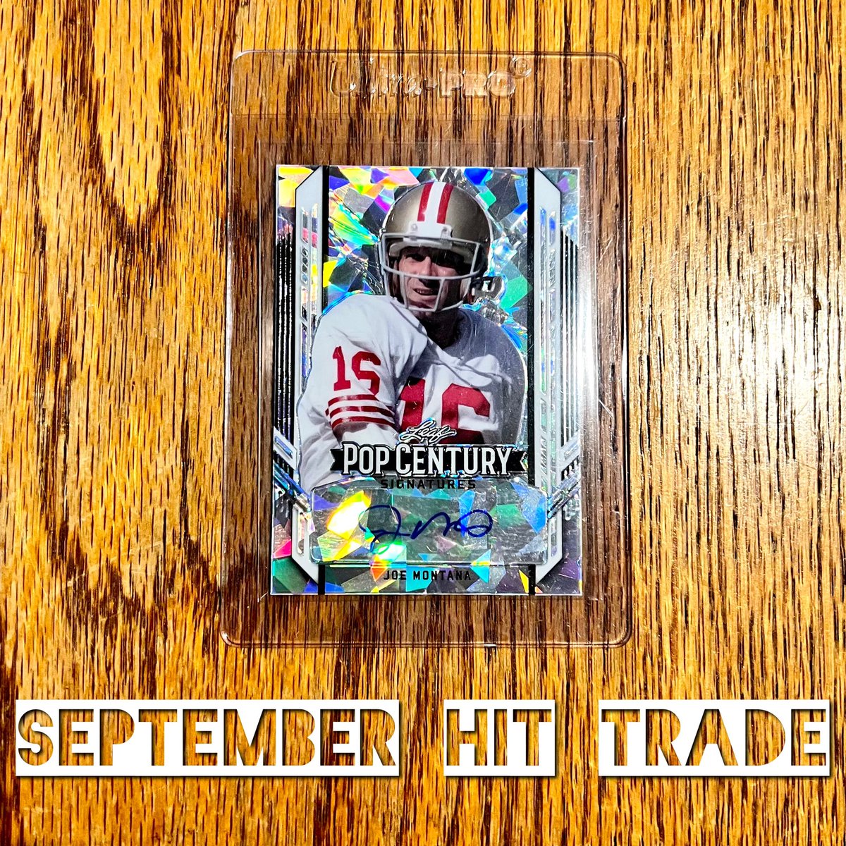 ShuffleTrades's tweet photo. A lucky trader in the September Trade will receive a certified Joe Montana autograph card. Get your trades in before the end of the month! https://t.co/oQWEpCuSng #ttm #autograph #autographs #sportscards #tradingcards #ttmsuccess #shuffletrades #nfl #joemontana #49ers https://t.co/mM5jTjc1lp