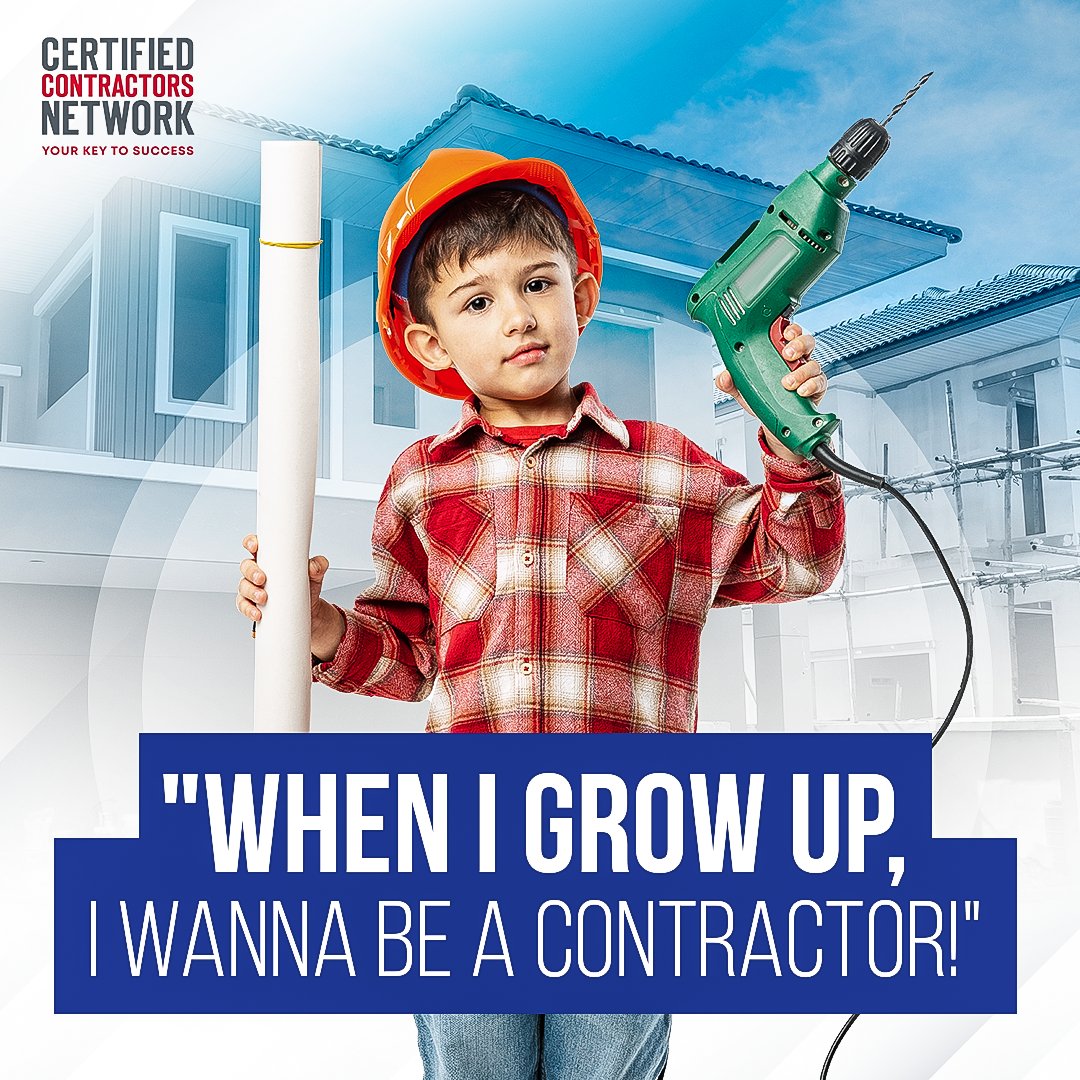 contractorsnet's tweet photo. "When I grow up, I wanna be a contractor!"

It is a rare thing to hear someone say that.

It's more likely we worked for someone else, got frustrated, and realized we could do a better job.

What about you?

When was the moment you decided you wanted to be a contractor? https://t.co/GddYkN0e9r