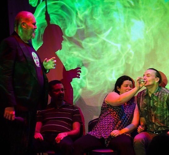 BrandonDeanLive's tweet photo. TONIGHT! (Wed Sep 7) The final presentation of Reefer Madness: A Comedy Hypnosis High in the @halifaxfringe festival. 11:00pm at @BusStopTheatre ~ We’re saving seats for you and your friends! Tickets $15 at the door or advance online (+fees) > https://t.co/OigJJSM7HK https://t.co/ofeYrgAoFG