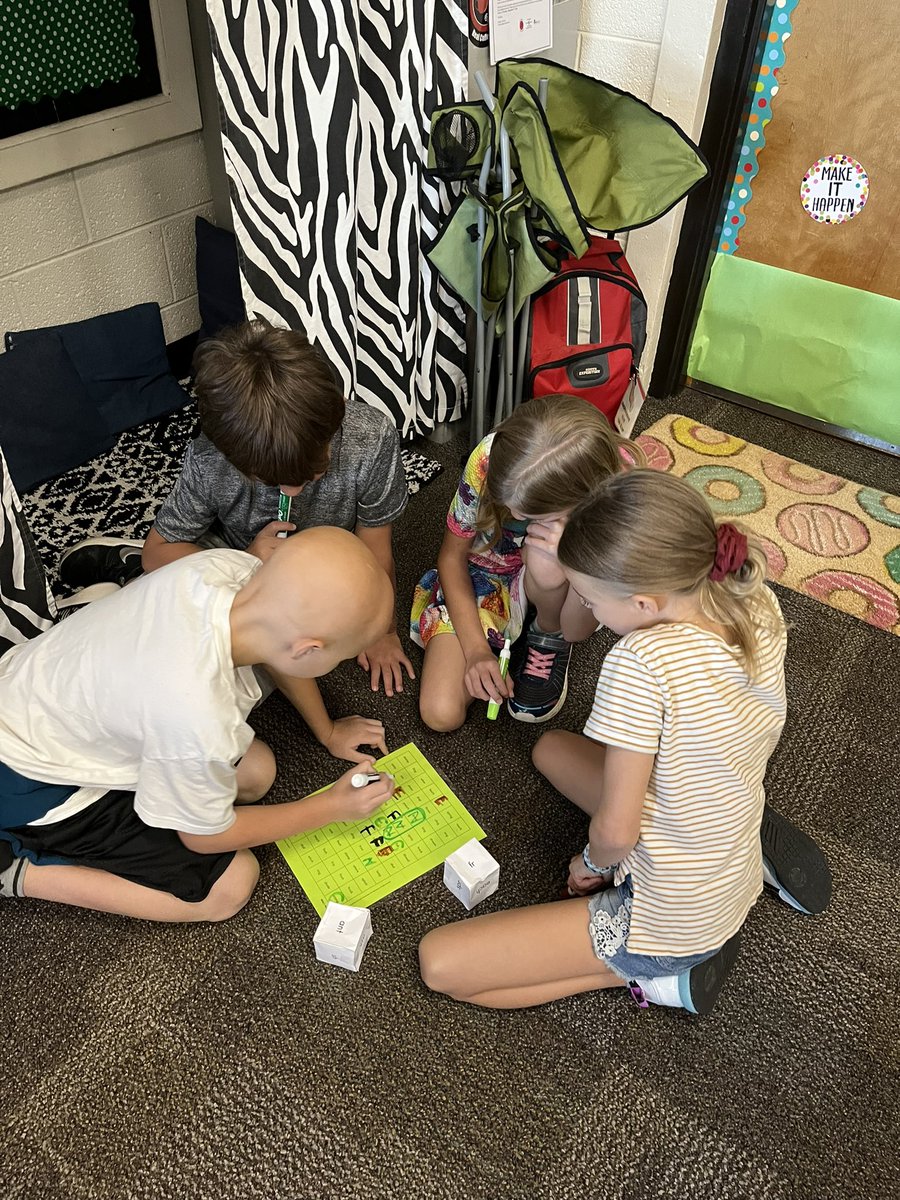 EV3rdGrade's tweet photo. Last period got pretty competitive.  Can you find 3 in a row or diagonally? #wordgrid https://t.co/118zCRVYUK