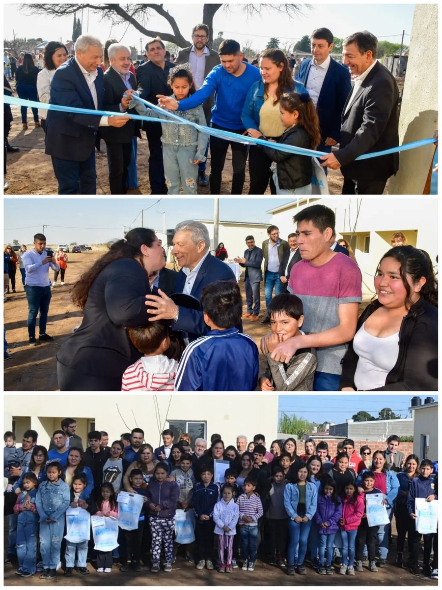 🏘️ Hoy 10 familias de Caleufú y 6 de Arata cumplieron el sueño de la casa propia. ¡Felicidades! Seguimos trabajando para todas y todos los pampeanos. 

#micasa #ipav #ipavlapampa #lapampa <a href="/GobiernoLaPampa/">Gobierno de La Pampa</a>