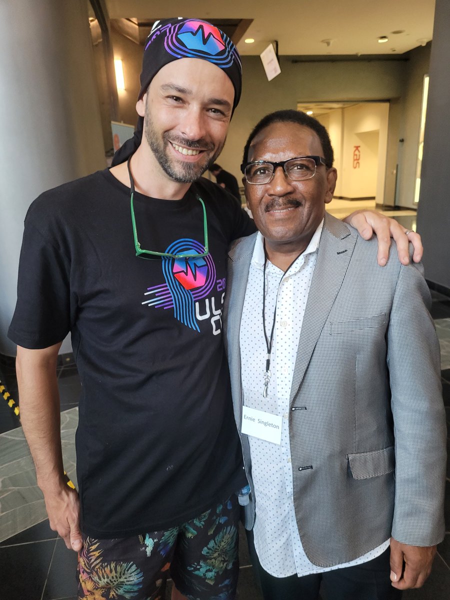 TheKuntaMC's tweet photo. I've met a number of #music industry legends in my time, but talking #web3 w/ #ErnieSingleton today, &amp; knowing it's just the start of our friendship, is kinda mind boggling.

@NonFunEvents &amp; our new strategic partners have big [#NonFun] things coming in the months &amp; years ahead. https://t.co/pAGO64Fuqk