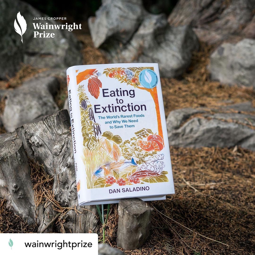 RedLionBooks's tweet photo. Congratulations to ‘Eating to Extinction: The World’s Rarest Foods and Why We Need to Save Them’ by Dan Saladino on being awarded the James Cropper Wainwright Prize for Conservation Writing published by @jonathancape #WainwrightPrize22 #JCWP22 https://t.co/4Gg3zRppyf