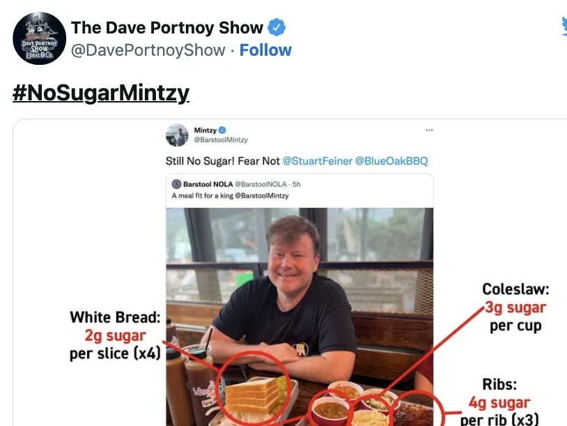 Barstool Sports on Twitter "Mintzy Got Roasted by Dave Portnoy for
