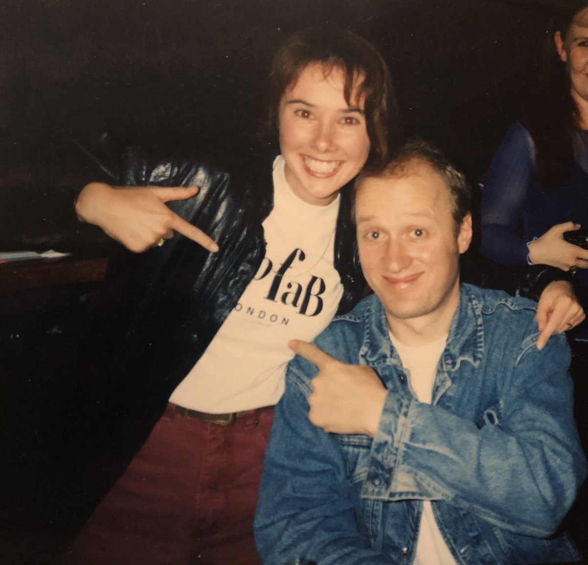 Greenstone35's tweet photo. Adrian Edmondson and myself in Wellington,NZ, in 1996 signing of his book βThe Gobblerβ he was hilarious! #adrianedmonson #thegobbler #funnyas #lovelyguy https://t.co/etA4qsn6fv