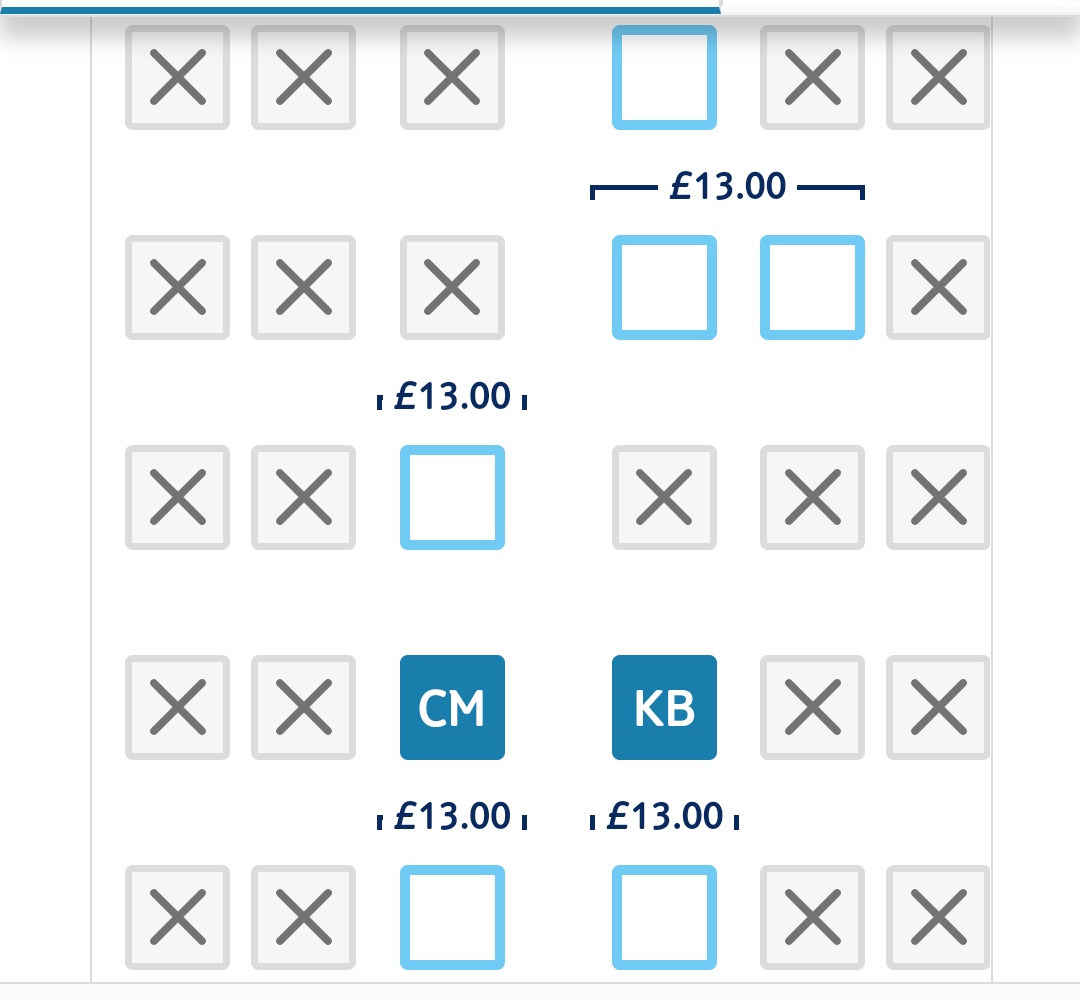 cmmassey's tweet photo. Why on earth do @TUIUK allocate seats separately from each other when there are a multitude of rows with no passengers. I might expect this from a budget flight I'd paid 20 quid for, not an all inclusive package holiday. https://t.co/26xDjhhHEv