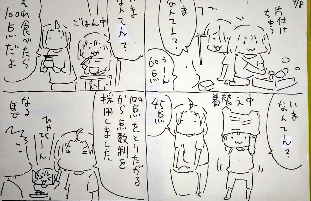 #本日のむすめさん

全部できて100点を目指せ!
多分やわらかあたま塾やってるから100点とりたくなったんだと思う。 