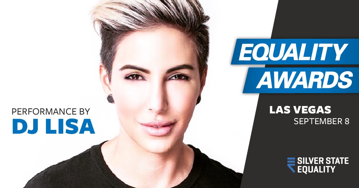 silverstateeq's tweet photo. The Silver State #EqualityAwards is 1 DAY away! We’ll have a special performance by @DJLISAPITTMAN
Grab tickets now: https://t.co/nfx6IZiItL
#silverstateequality #equality #SSEQ #SSEQAwards2022 https://t.co/iSRcTNWgOZ