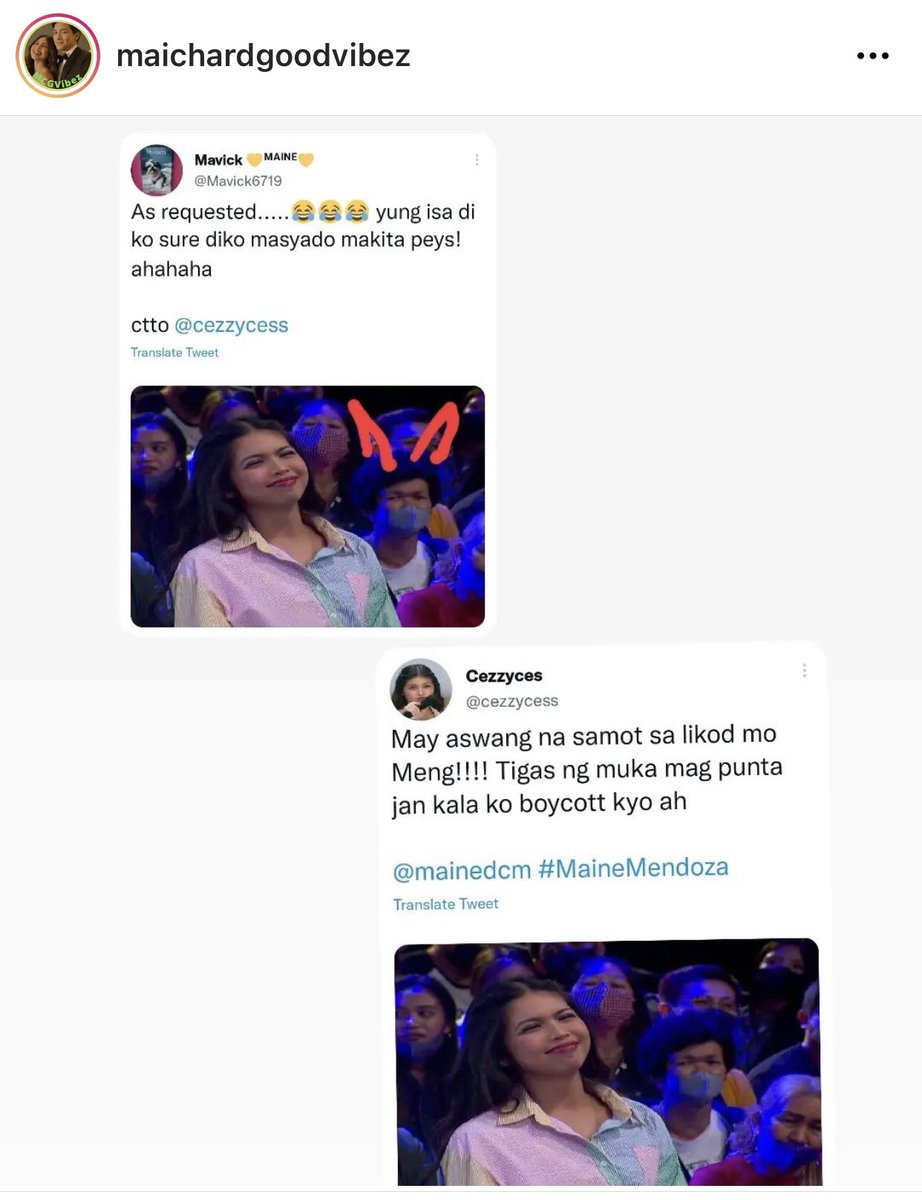 Hello <a href="/mainedcm/">Maine Mendoza</a> pakisabihan nga tong fan mo n to n after managasa ng seniors eh nanlalait nmn,ano b yn hoodlum n nga ung idinidikit s yo pati b nmn fan mo ganun din🤔🙄 #BOYCOTTMZETxAPTxGMA548