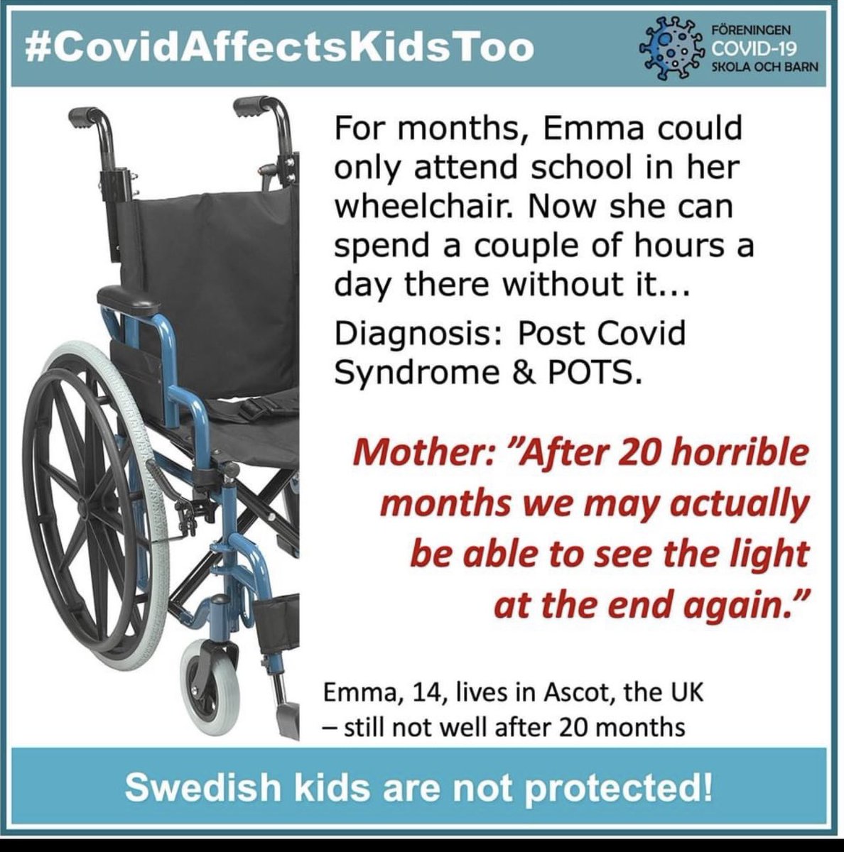 SafeSchoolsGlo's tweet photo. @Anna_Ekstrom @moderaterna @socialdemokrat @miljopartiet @kdriks @liberalerna @vansterpartiet 
Inga av er har en strategi om hur ni ska skydda eleverna från att smittas om och om igen i skolan från olika Covid varianter.
Ni förnekar att barn smittas, får LongCovid och far illa!FY https://t.co/lzpnAUMQCZ