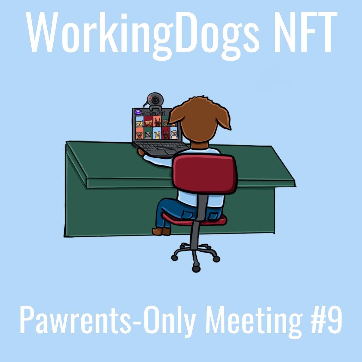 Calling all Pawrents (aka WorkingDog holders!). Tomorrow (Thursday) is our 9th Pawrents-Only Meeting!
 
Join me in the Barking Channel on Discord at 4pm PST.

You can mingle with other Pawrents, hear updates about the project (and me!), and provide your feedback!
