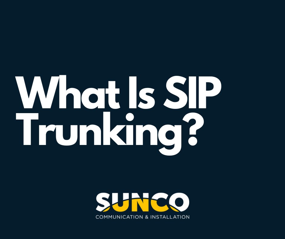 suncocomm's tweet photo. SIP trunking is adaptable and can communicate with both digital and analog phone systems. It is ideal for modern telecommunication needs because it offers significant cost savings, increased productivity, and remarkable failover options.

 👉 Call Sunco now to learn more. https://t.co/DlxzIOaqZW