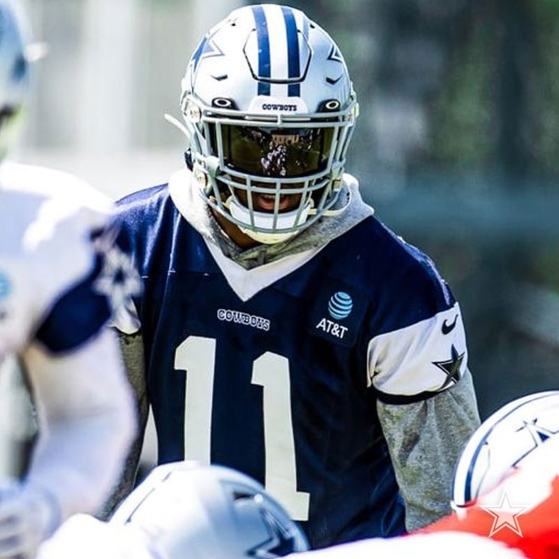 dallascowboys's tweet photo. "The fun time is over... Now this is the real deal and real thing, and I need to hit it head on with everything." 😤

The lion is hungry and it's almost time to eat. See what Micah Parsons is doing to prepare for #TBvsDAL

#Notebook | #DallasCowboys
